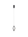 ITALUX Sevil Wisząca 1xLED 5W 3000K Czarny mat, chrom PND-34403-1-BK