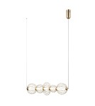 ITALUX Rabel Wisząca 5xLED 18W 3000K Złoty PND-344221-5-HBR ITALUX Rabel Wisząca 5xLED 18W 3000K Złoty PND-344221-5-HBR