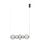 Lampy wiszące nad wyspę - ITALUX Rabel Wisząca 5xLED 18W 3000K Czarny mat PND-344221-5-BK - product 3