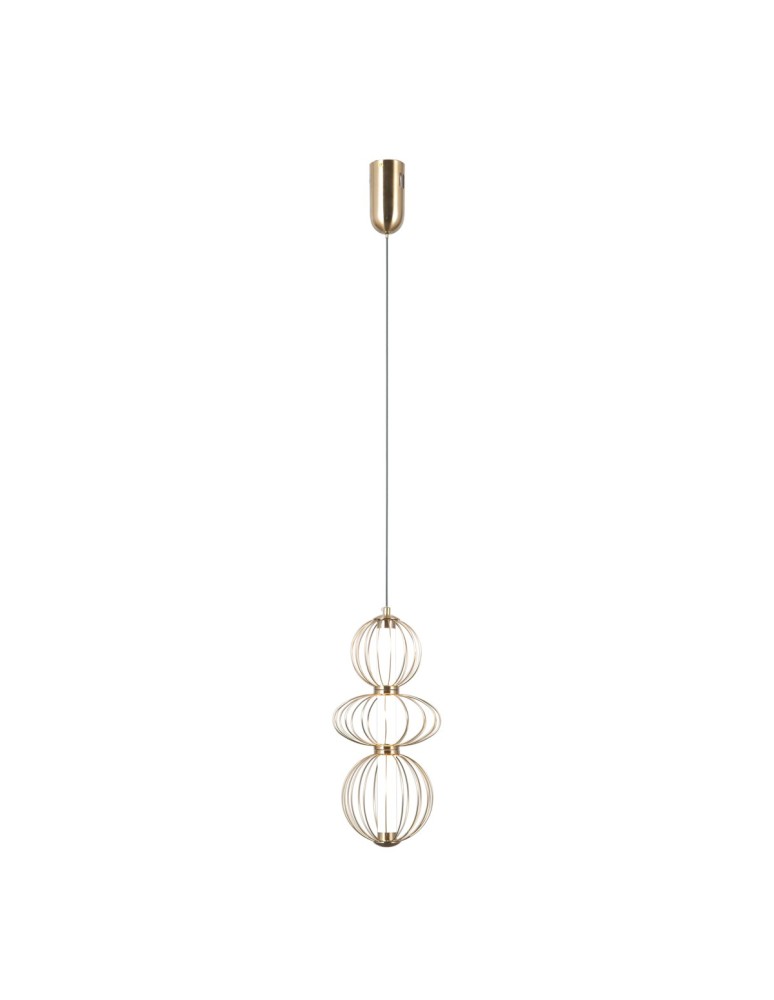 ITALUX Rabel Wisząca 3xLED 10W 3000K Złoty PND-344221-3V-HBR
