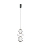 Lampy wiszące pojedyncze - ITALUX Rabel Wisząca 3xLED 10W 3000K Czarny mat PND-344221-3V-BK - product 1