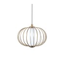 Lampy wiszące pojedyncze - ITALUX Rabel Wisząca 1xLED 5W 3000K Złoty PND-344221-1-HBR - product 2