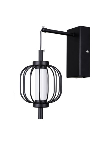 ITALUX Pedro ścienna 1xLED 4W 3000K Czarny mat, chrom WL-34405-1-BK - produkt 2