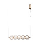 ITALUX Pedro Wisząca 5xLED 20W 3000K Złoty PND-34405-5-HBR ITALUX Pedro Wisząca 5xLED 20W 3000K Złoty PND-34405-5-HBR