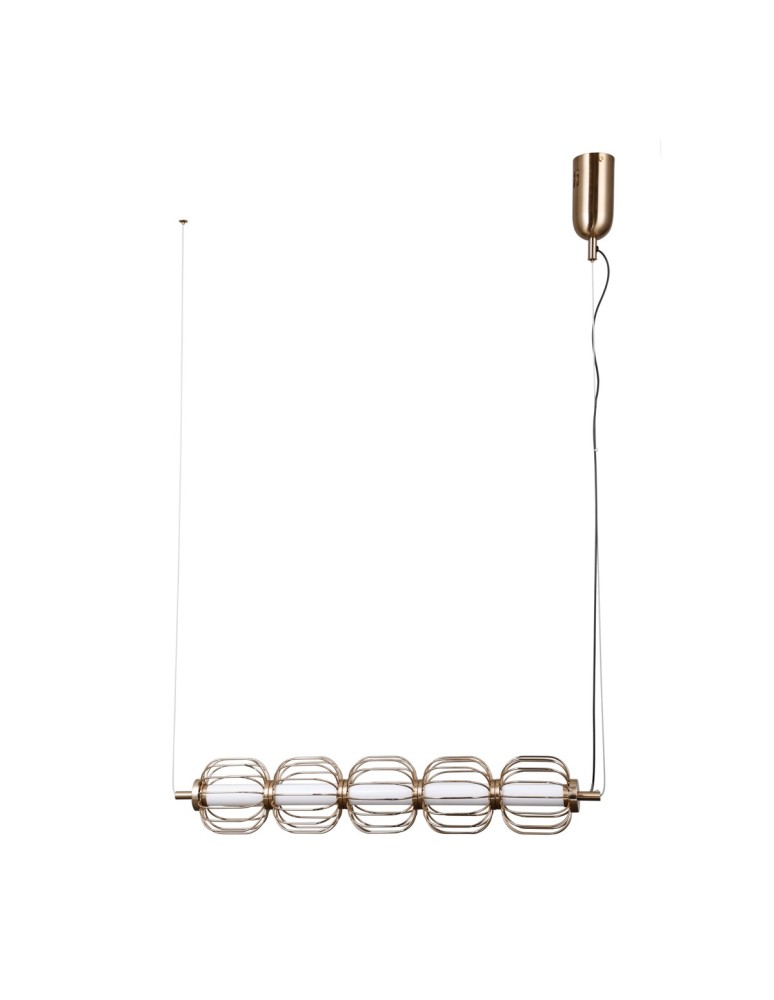 ITALUX Pedro Wisząca 5xLED 20W 3000K Złoty PND-34405-5-HBR ITALUX Pedro Wisząca 5xLED 20W 3000K Złoty PND-34405-5-HBR