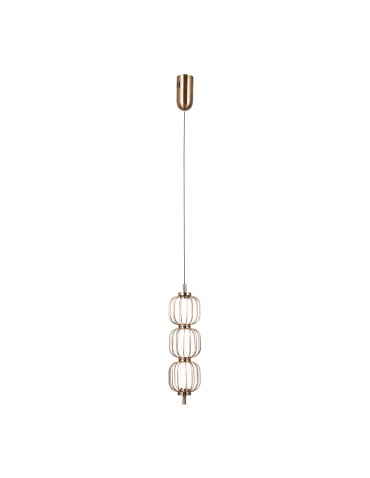 ITALUX Pedro Wisząca 3xLED 12W 3000K Złoty PND-34405-3V-HBR