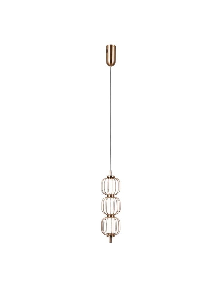 ITALUX Pedro Wisząca 3xLED 12W 3000K Złoty PND-34405-3V-HBR ITALUX Pedro Wisząca 3xLED 12W 3000K Złoty PND-34405-3V-HBR