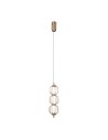 ITALUX Pedro Wisząca 3xLED 12W 3000K Złoty PND-34405-3V-HBR