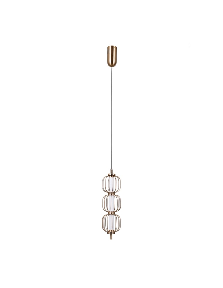 ITALUX Pedro Wisząca 3xLED 12W 3000K Złoty PND-34405-3V-HBR ITALUX Pedro Wisząca 3xLED 12W 3000K Złoty PND-34405-3V-HBR