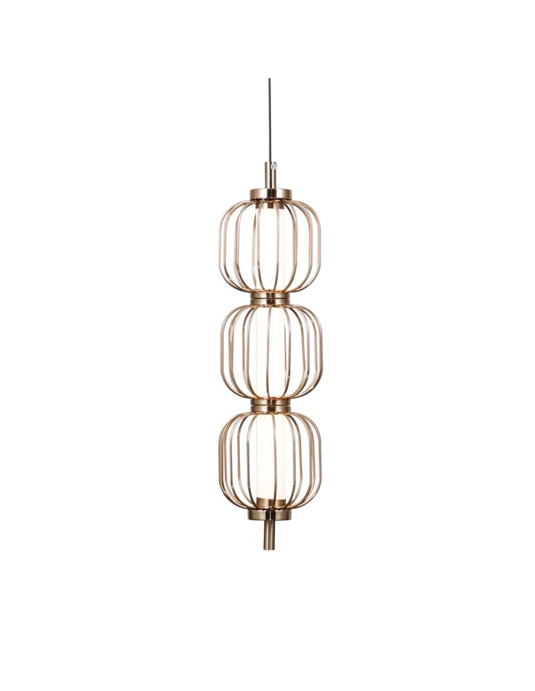 ITALUX Pedro Wisząca 3xLED 12W 3000K Złoty PND-34405-3V-HBR ITALUX Pedro Wisząca 3xLED 12W 3000K Złoty PND-34405-3V-HBR