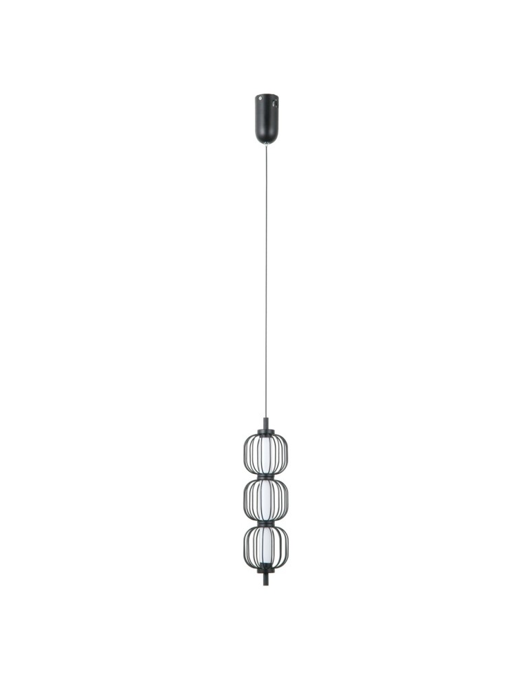 ITALUX Pedro Wisząca 3xLED 12W 3000K Czarny mat, chrom PND-34405-3V-BK