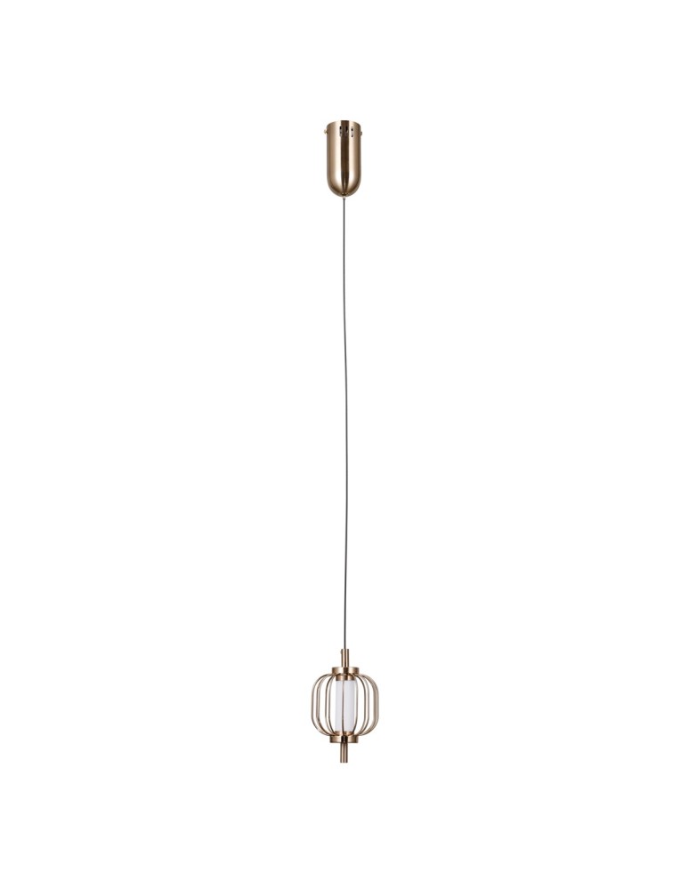 ITALUX Pedro Wisząca 1xLED 4W 3000K Złoty PND-34405-1-HBR