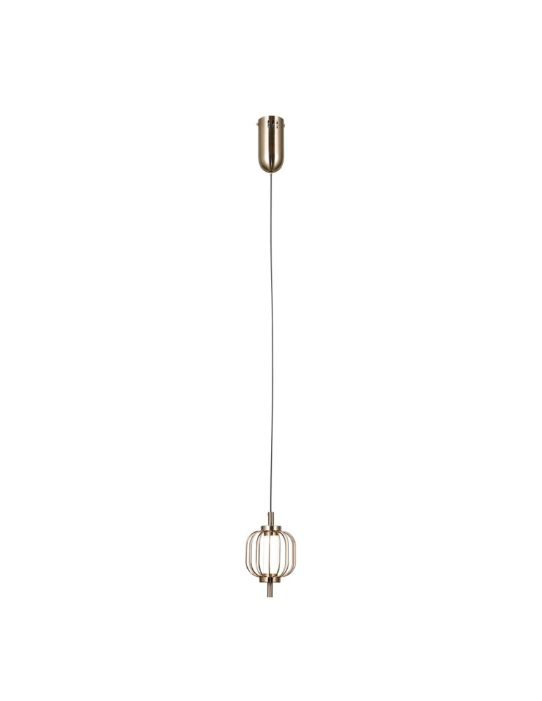ITALUX Pedro Wisząca 1xLED 4W 3000K Złoty PND-34405-1-HBR