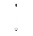 ITALUX Pedro Wisząca 1xLED 4W 3000K Czarny mat, chrom PND-34405-1-BK ITALUX Pedro Wisząca 1xLED 4W 3000K Czarny mat, chrom PND-34405-1-BK