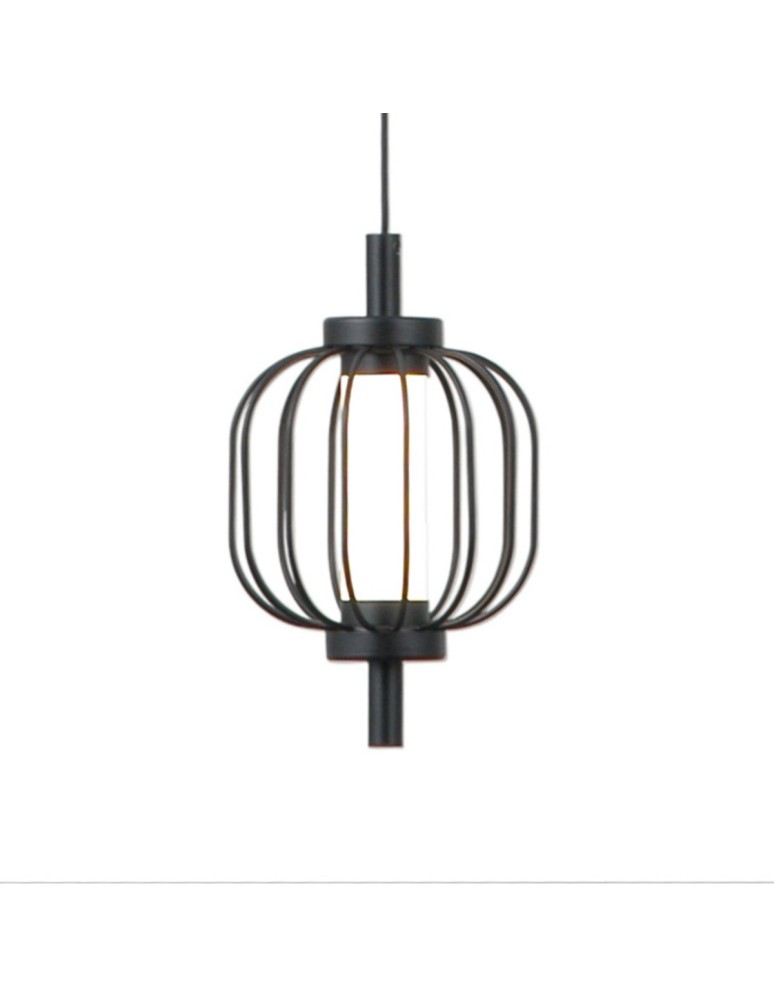 ITALUX Pedro Wisząca 1xLED 4W 3000K Czarny mat, chrom PND-34405-1-BK ITALUX Pedro Wisząca 1xLED 4W 3000K Czarny mat, chrom PND-34405-1-BK