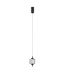 ITALUX Pedro Wisząca 1xLED 4W 3000K Czarny mat, chrom PND-34405-1-BK ITALUX Pedro Wisząca 1xLED 4W 3000K Czarny mat, chrom PND-34405-1-BK