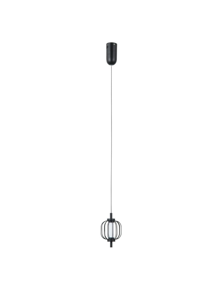 ITALUX Pedro Wisząca 1xLED 4W 3000K Czarny mat, chrom PND-34405-1-BK ITALUX Pedro Wisząca 1xLED 4W 3000K Czarny mat, chrom PND-34405-1-BK