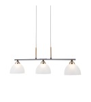 Lampy wiszące nad wyspę - ITALUX Montiela Wisząca 3xLED 15W 3000K Czarny mat, złoty PND-34374-3-BK - product 1