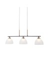 ITALUX Montiela Wisząca 3xLED 15W 3000K Czarny mat, złoty PND-34374-3-BK