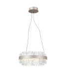 Lampy wiszące glamour - ITALUX Horna Wisząca 1xLED 36W 3000K Szampański PND-34386-1-CH-CL - product 1