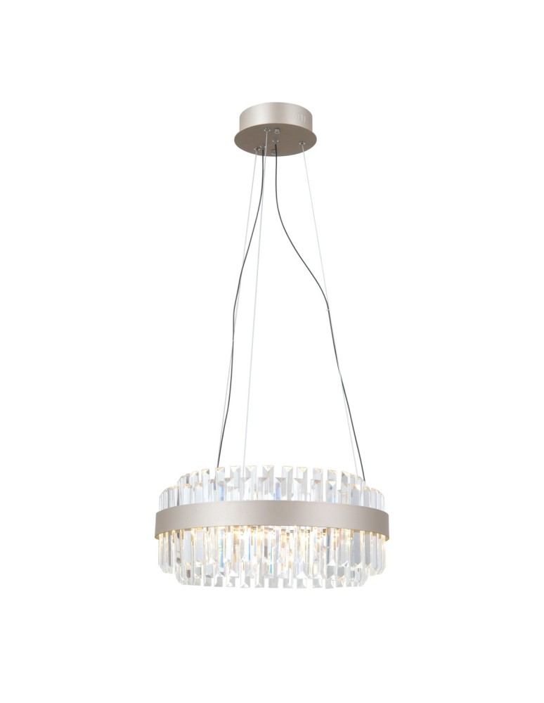 ITALUX Horna Wisząca 1xLED 36W 3000K Szampański PND-34386-1-CH-CL