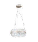 Lampy wiszące glamour - ITALUX Horna Wisząca 1xLED 36W 3000K Szampański PND-34386-1-CH-CL - product 4