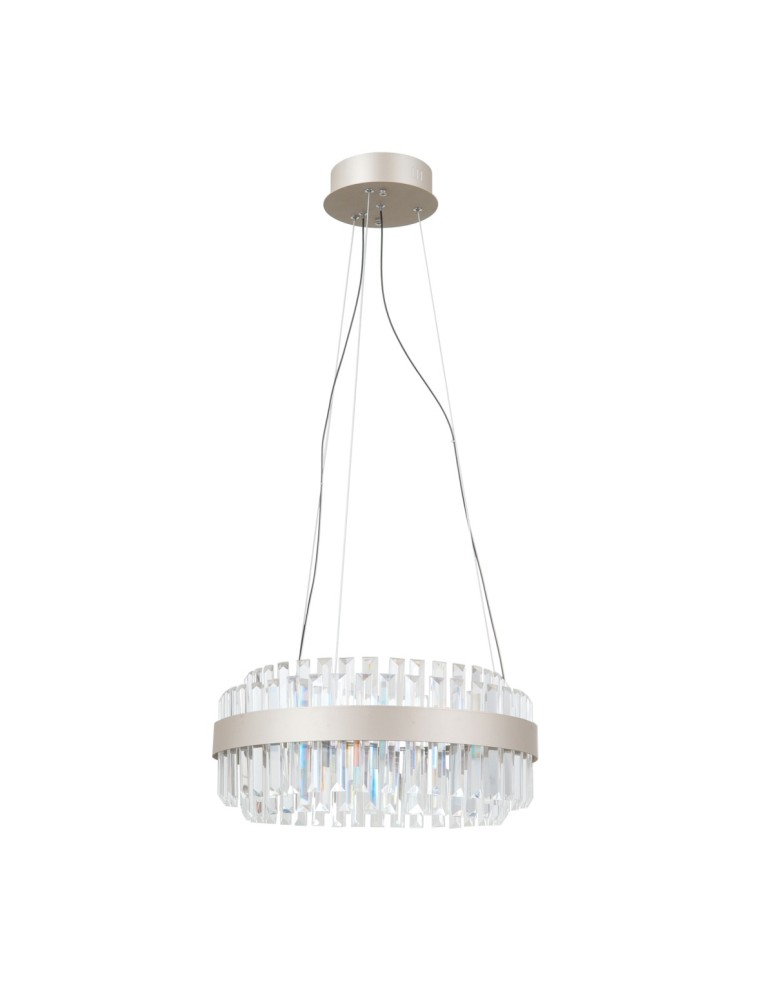 ITALUX Horna Wisząca 1xLED 36W 3000K Szampański PND-34386-1-CH-CL