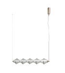 ITALUX Fuente Wisząca 5xLED 25W 3000K Złoty PND-34395-5-HBR ITALUX Fuente Wisząca 5xLED 25W 3000K Złoty PND-34395-5-HBR