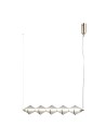 ITALUX Fuente Wisząca 5xLED 25W 3000K Złoty PND-34395-5-HBR