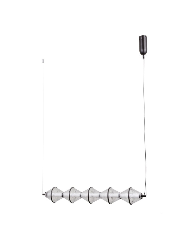 ITALUX Fuente Wisząca 5xLED 25W 3000K Czarny mat PND-34395-5-BK ITALUX Fuente Wisząca 5xLED 25W 3000K Czarny mat PND-34395-5-BK