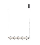 ITALUX Fuente Wisząca 5xLED 25W 3000K Czarny mat PND-34395-5-BK ITALUX Fuente Wisząca 5xLED 25W 3000K Czarny mat PND-34395-5-BK
