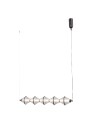 ITALUX Fuente Wisząca 5xLED 25W 3000K Czarny mat PND-34395-5-BK ITALUX Fuente Wisząca 5xLED 25W 3000K Czarny mat PND-34395-5-BK
