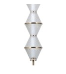 Lampy wiszące pojedyncze - ITALUX Fuente Wisząca 3xLED 15W 3000K Złoty PND-34395-3V-HBR - product 2