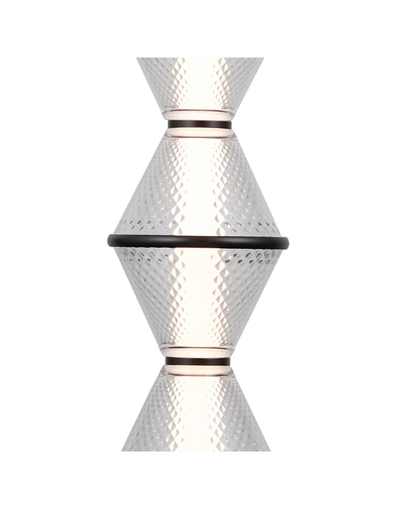 ITALUX Fuente Wisząca 3xLED 15W 3000K Czarny mat PND-34395-3V-BK ITALUX Fuente Wisząca 3xLED 15W 3000K Czarny mat PND-34395-3V-BK