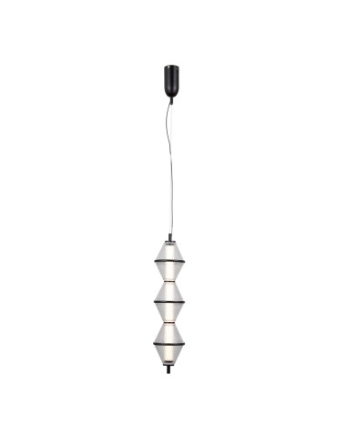 ITALUX Fuente Wisząca 3xLED 15W 3000K Czarny mat PND-34395-3V-BK