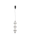 ITALUX Fuente Wisząca 3xLED 15W 3000K Czarny mat PND-34395-3V-BK