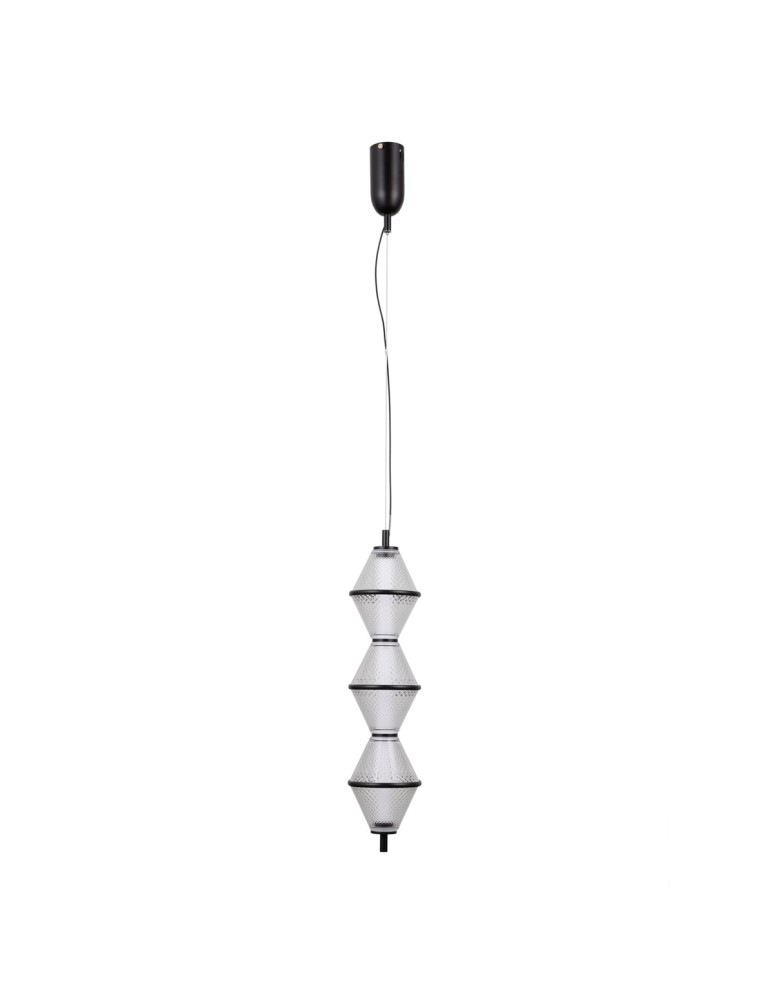 ITALUX Fuente Wisząca 3xLED 15W 3000K Czarny mat PND-34395-3V-BK ITALUX Fuente Wisząca 3xLED 15W 3000K Czarny mat PND-34395-3V-BK