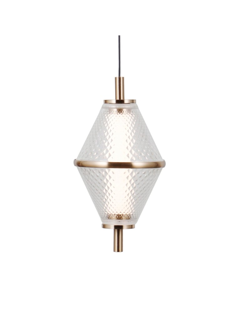 ITALUX Fuente Wisząca 3xLED 15W 3000K Złoty PND-34395-3-HBR ITALUX Fuente Wisząca 3xLED 15W 3000K Złoty PND-34395-3-HBR