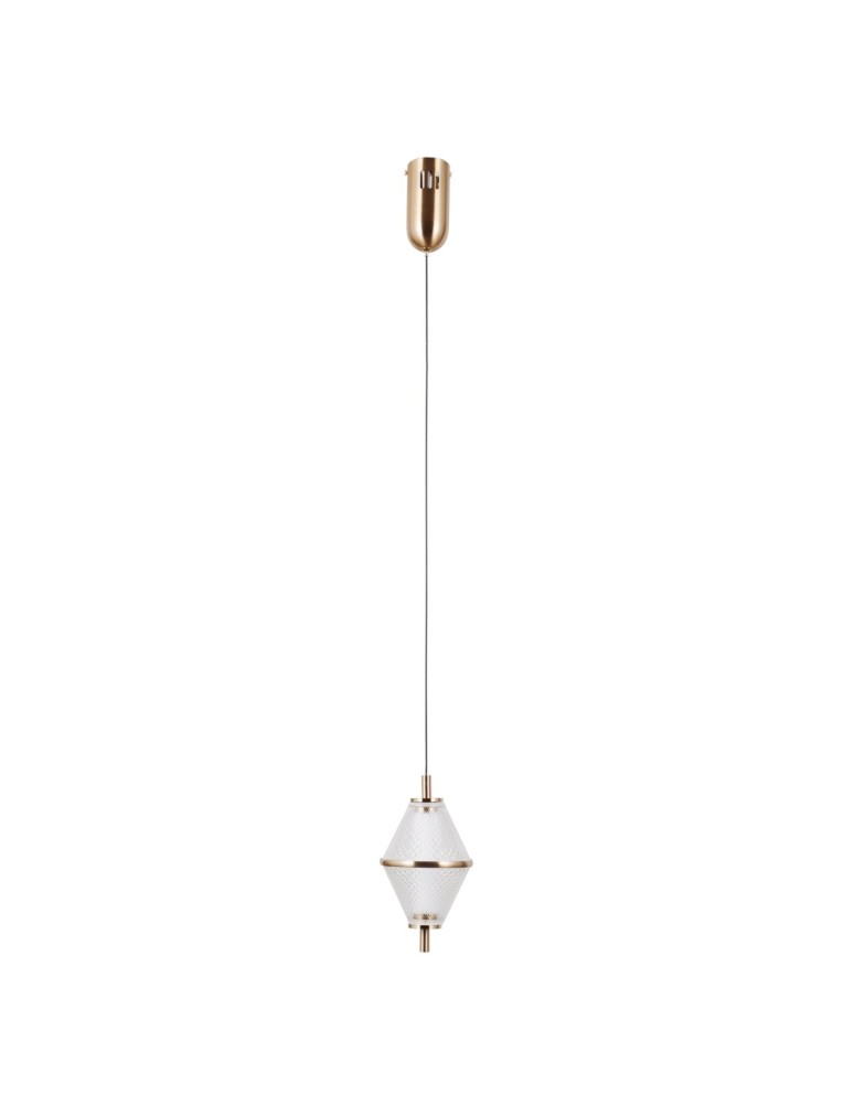 ITALUX Fuente Wisząca 1xLED 5W 3000K Złoty PND-34395-1-HBR