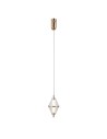 ITALUX Fuente Wisząca 1xLED 5W 3000K Złoty PND-34395-1-HBR