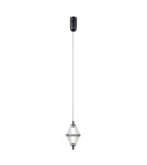 Lampy wiszące pojedyncze - ITALUX Fuente Wisząca 1xLED 5W 3000K Czarny mat, złoty PND-34395-1-BK - product 1