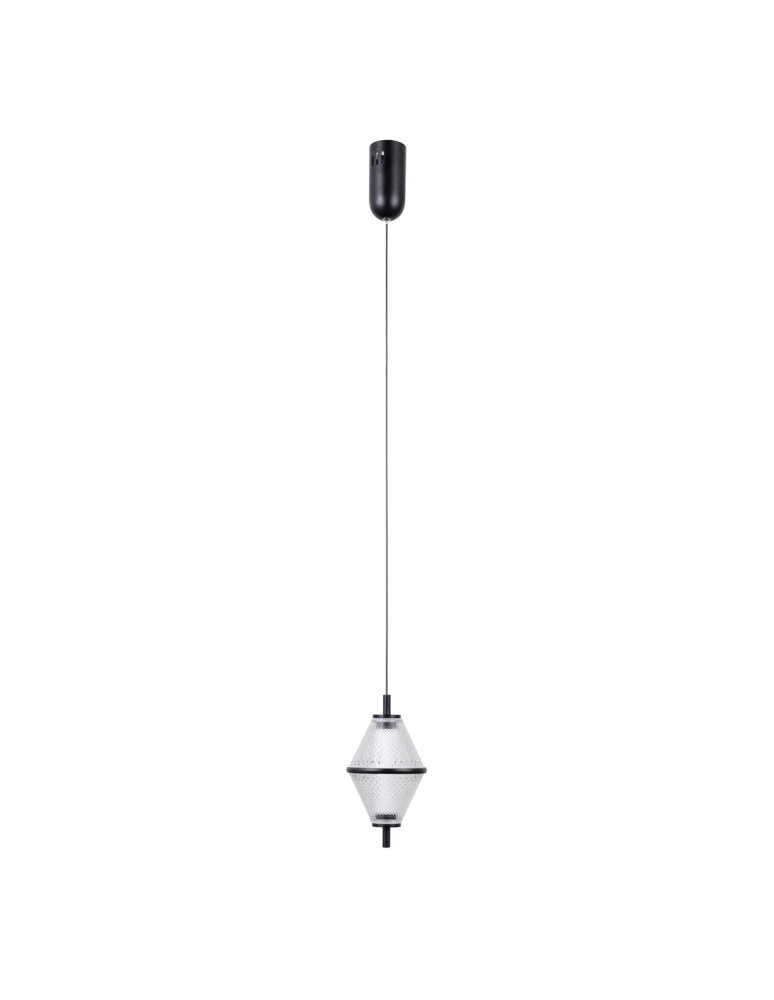 ITALUX Fuente Wisząca 1xLED 5W 3000K Czarny mat, złoty PND-34395-1-BK