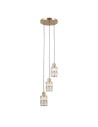 ITALUX Alma Wisząca 3xE27 40W Złoty PND-40668-3-HBR