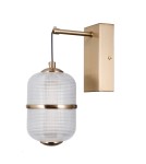 Kinkiety wiszące - ITALUX Alani ścienna 1xLED 6W 3000K Złoty WL-34375-1-HBR - product 2