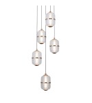 Lampy wiszące LED - ITALUX Alani Wisząca 5xLED 28W 3000K Złoty PND-34375-5-HBR - product 2