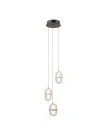 ITALUX Alani Wisząca 3xLED 15W 3000K Czarny mat, złoty PND-34375-3-BK ITALUX Alani Wisząca 3xLED 15W 3000K Czarny mat, złoty PND-34375-3-BK