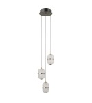 ITALUX Alani Wisząca 3xLED 15W 3000K Czarny mat, złoty PND-34375-3-BK ITALUX Alani Wisząca 3xLED 15W 3000K Czarny mat, złoty PND-34375-3-BK