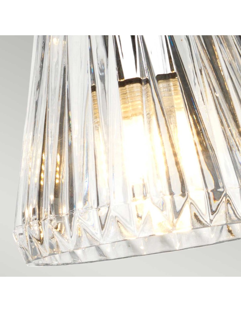 Elstead Lighting Lampa wisząca Agatha - 3 źródła światła - Polerowany chrom IP44 BATH-AGATHA3P-PC Elstead Lighting Lampa wisząca Agatha - 3 źródła światła - Polerowany chrom IP44 BATH-AGATHA3P-PC