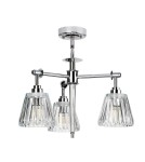 Elstead Lighting Lampa wisząca Agatha - 3 źródła światła - Polerowany chrom IP44 BATH-AGATHA3P-PC Elstead Lighting Lampa wisząca Agatha - 3 źródła światła - Polerowany chrom IP44 BATH-AGATHA3P-PC
