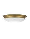Elstead Lighting Plafon Brompton - 1 źródło światła - Szczotkowany mosiądz IP44 BATH-BROMPTON-F-BB Elstead Lighting Plafon Brompton - 1 źródło światła - Szczotkowany mosiądz IP44 BATH-BROMPTON-F-BB